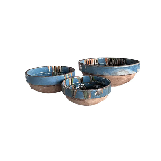 Cottage Crafted Bowl, Blue
