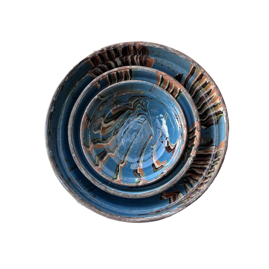 Cottage Crafted Bowl, Blue