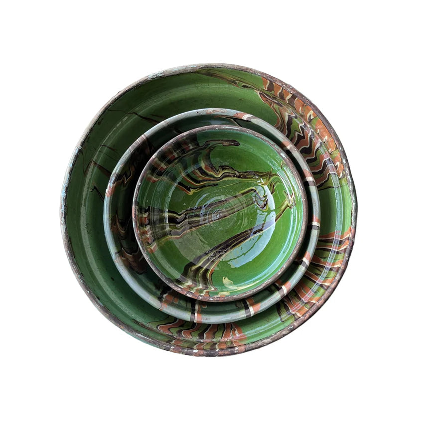 Cottage Crafted Bowl, Green
