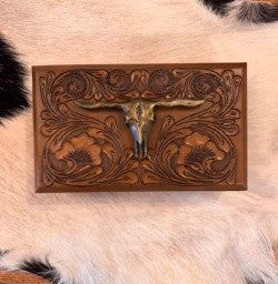 Hand-Carved Leather Box