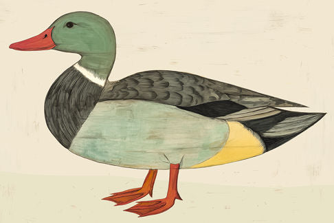 Mallard Rough Sketch Print