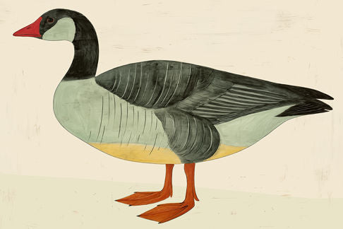 Goose Rough Sketch Print