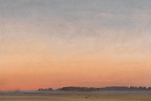 Low Beach in Subtle Sunset Print