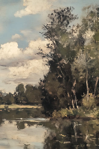 Tree Lined Pond