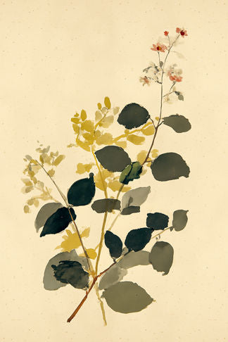 Flower Watercolor Print (Pink and Yellow)