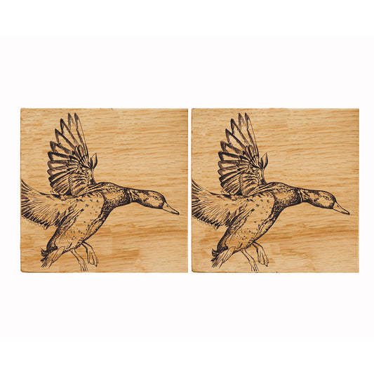 Single Oak Coaster