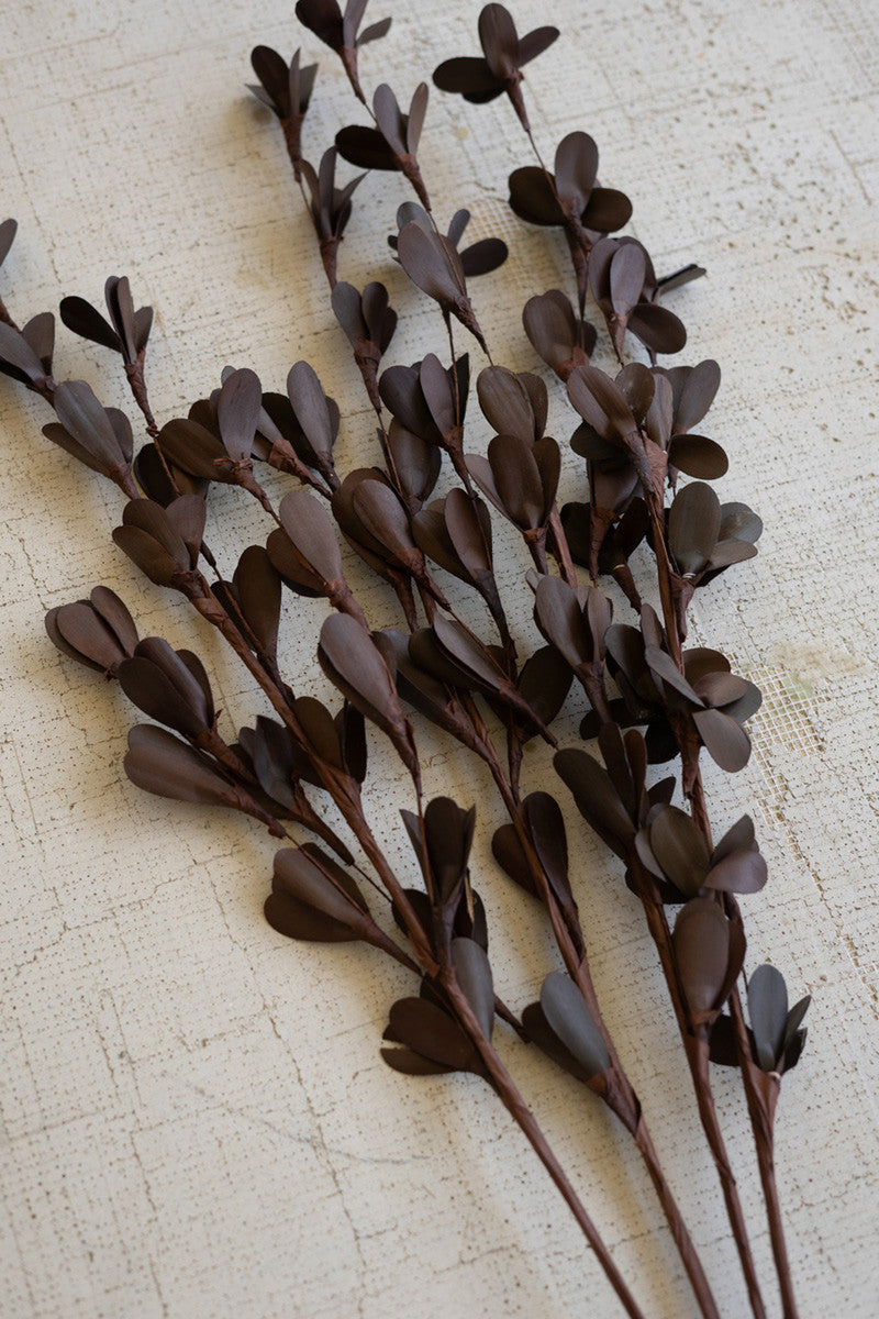 Faux Dried Brown Rud Sticks on a Stem