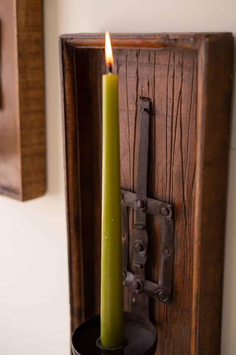 Wooden Wall Sconce