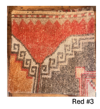 Vintage Turkish Pillow Covers-20x20-Reds