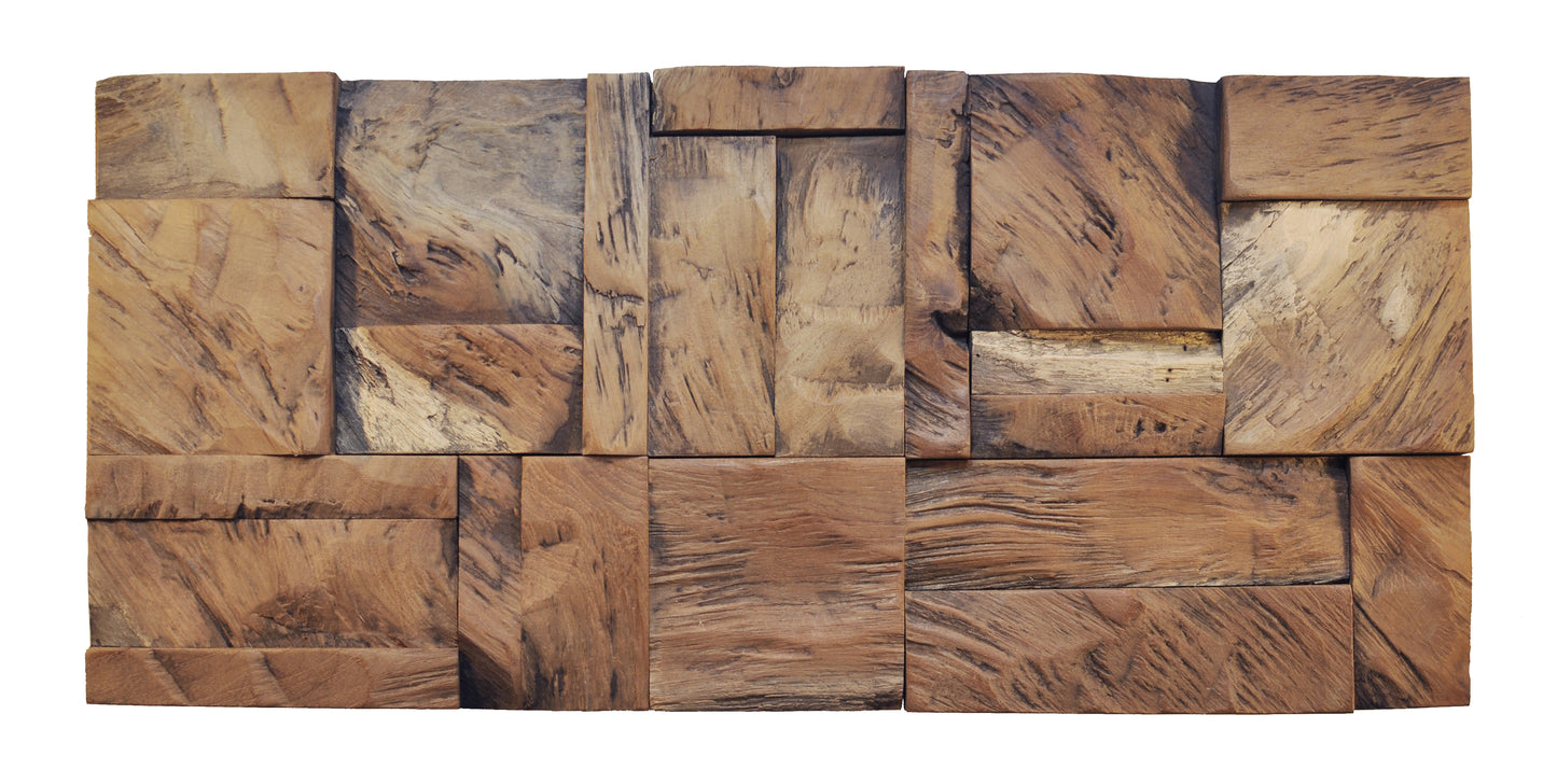 Rootwood Teak Wall Panel