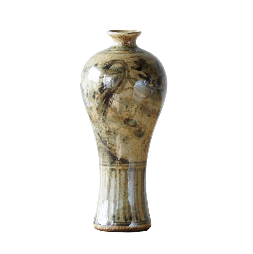 Jingdezhen Hand-Painted Bud Vase With Bird