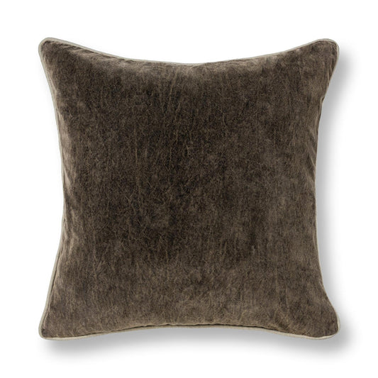 SLD Heirloom Velvet Pillow - Dark Clove/ 18"x18"