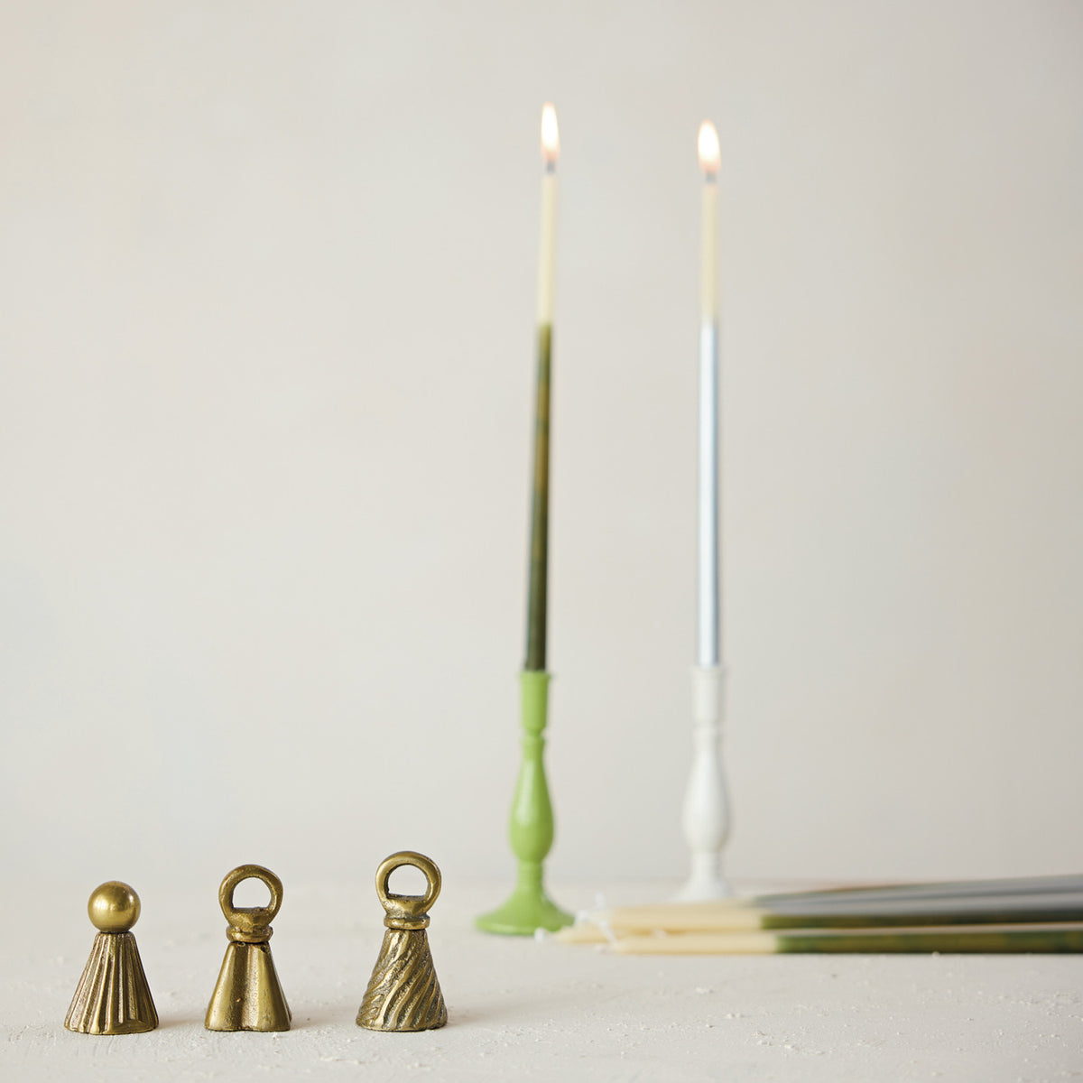 Cast Aluminum Bell Shaped Candle Snuffer