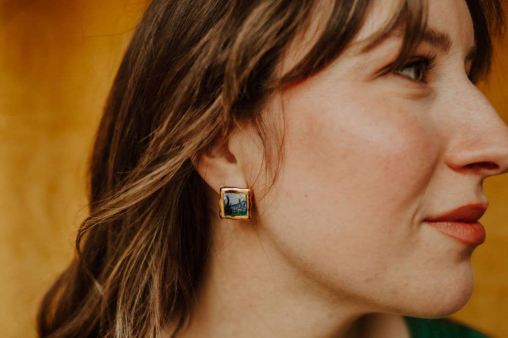 Mini masterpiece studs