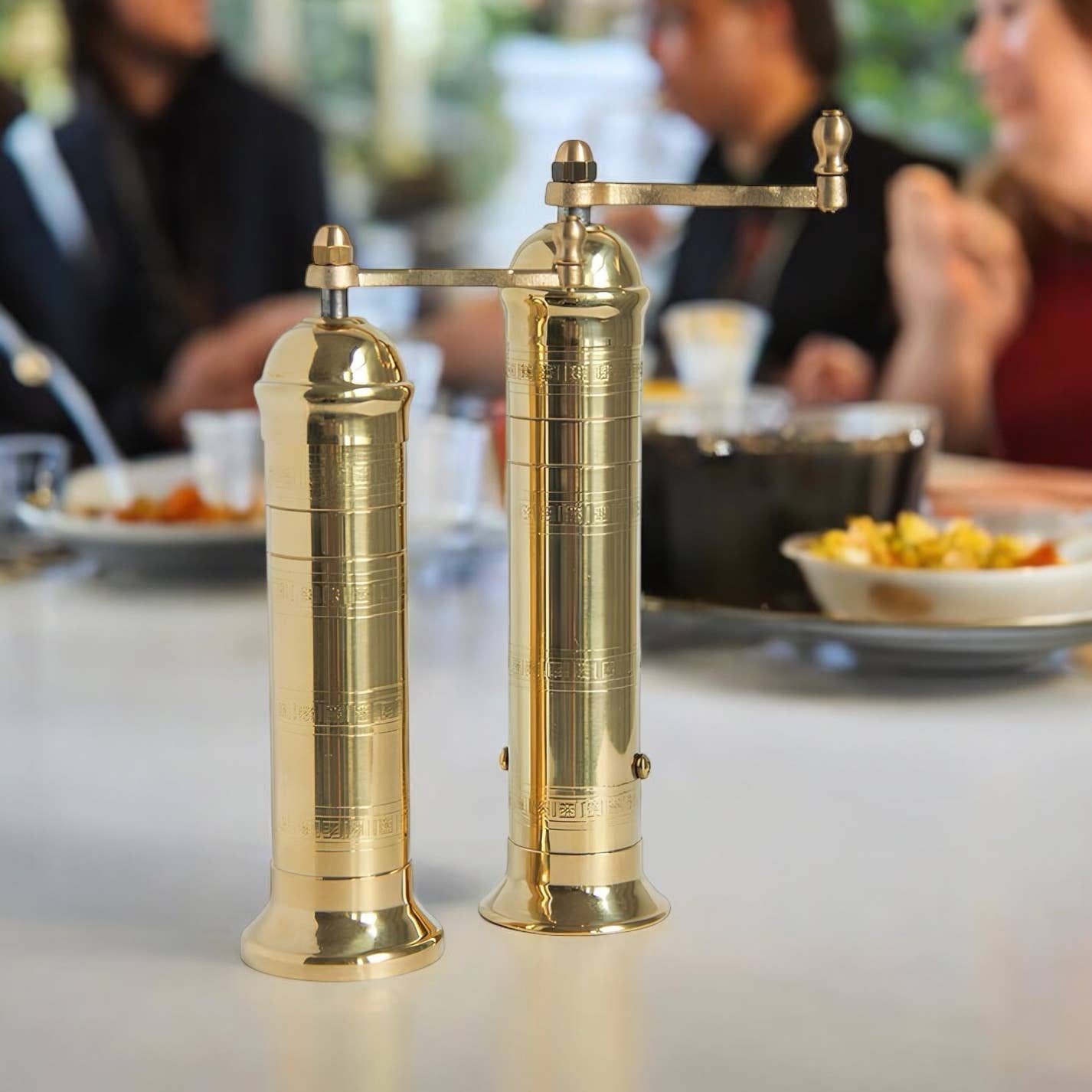 The original 'Brass Mill' - 8" salt grinder
