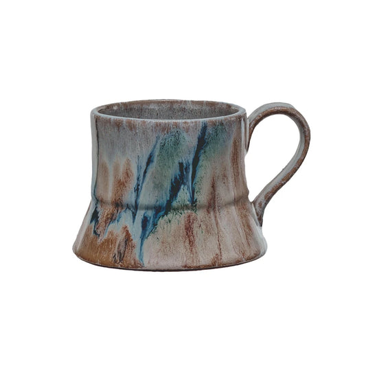 Stoneware Mug, Reactive Glaze