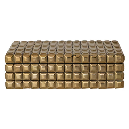 Brass Studded Box- Large