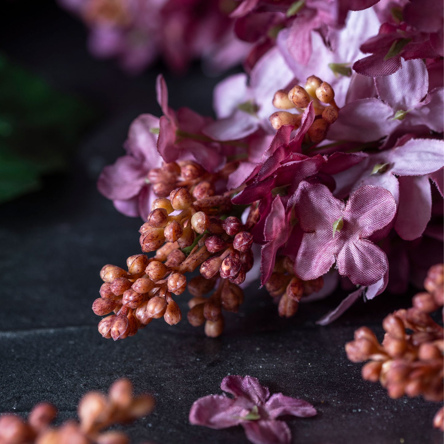 ARTIFICIAL CONE HYDRANGEA SUNSET