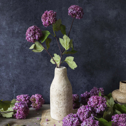 ARTIFICIAL GUELDER ROSE, MAUVE