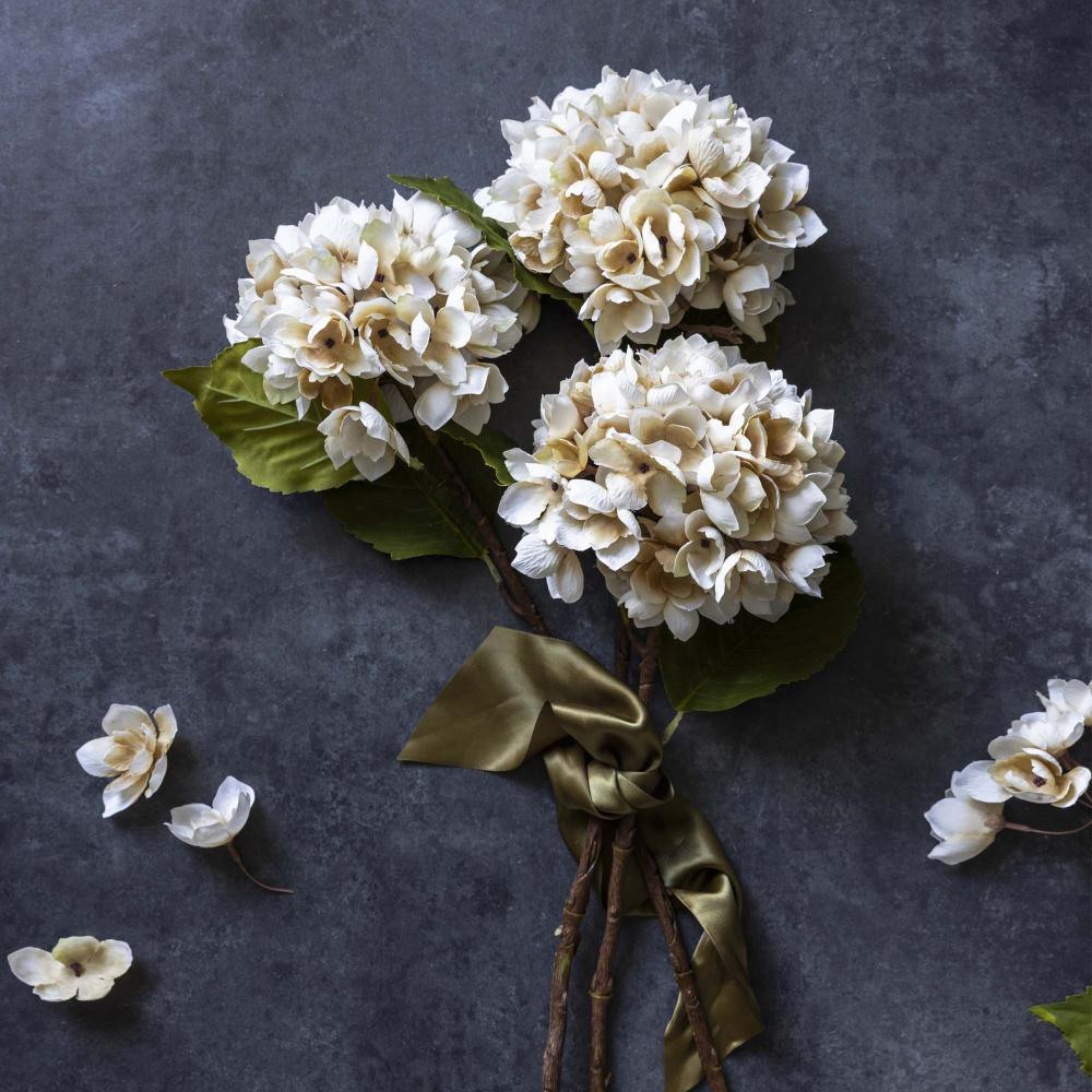 Artificial Hydrangea, Morning Mist