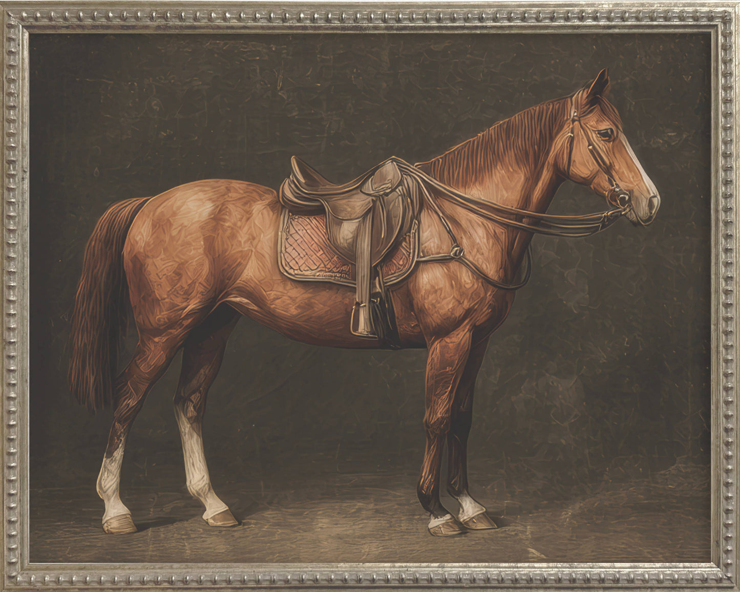 Horse Series Silver Bead Gallery Frame 16 x 20