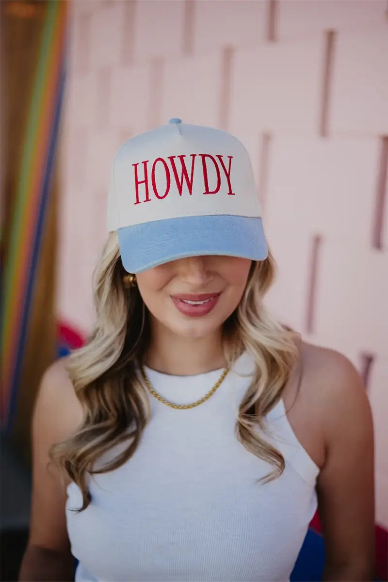 HOWDY Two-Toned Hat