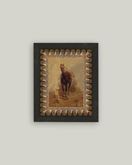 Horse Study Antique Art-5x7