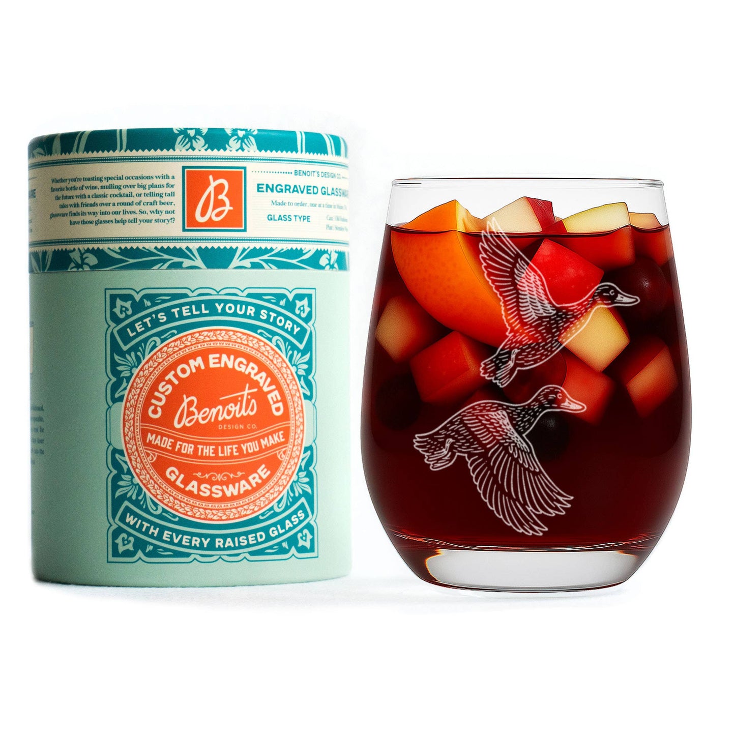 Flying Ducks Drinking Glasses