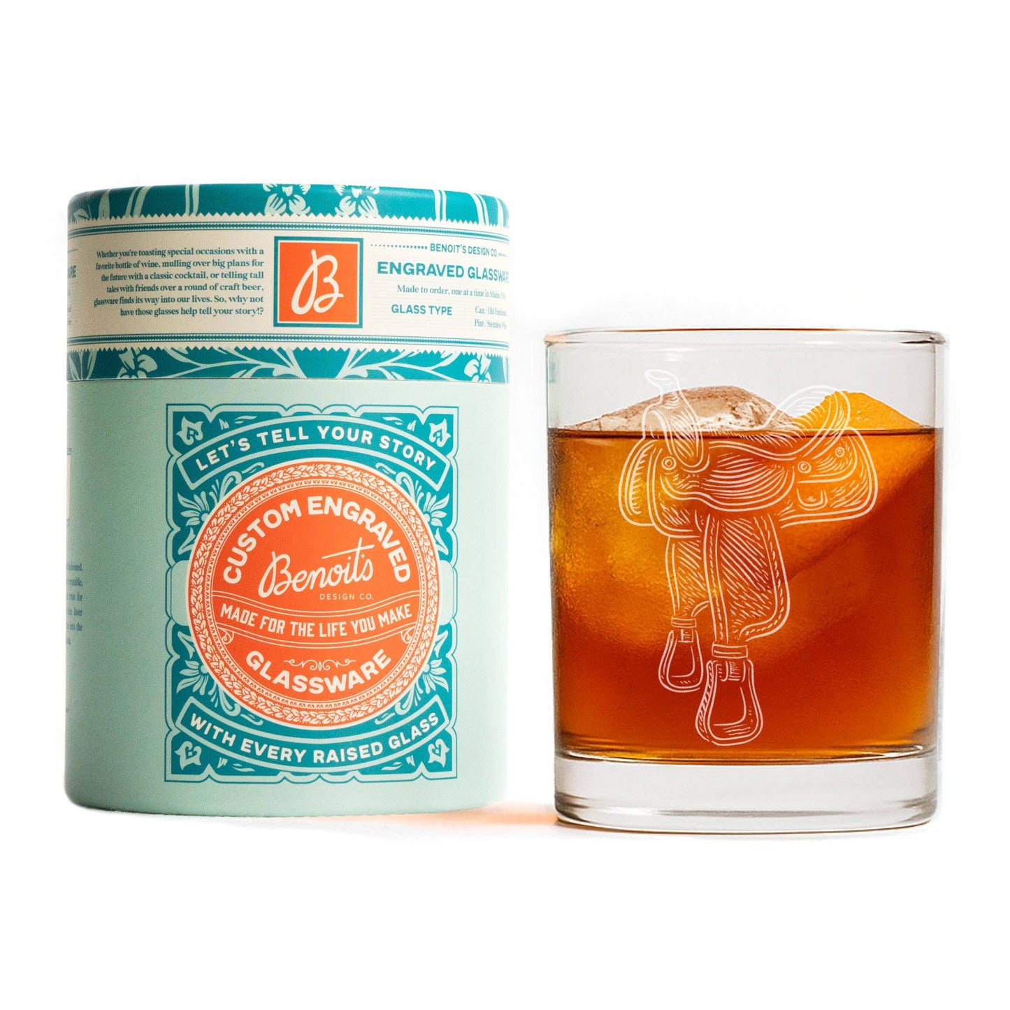 Horse Saddle Drinking Glasses