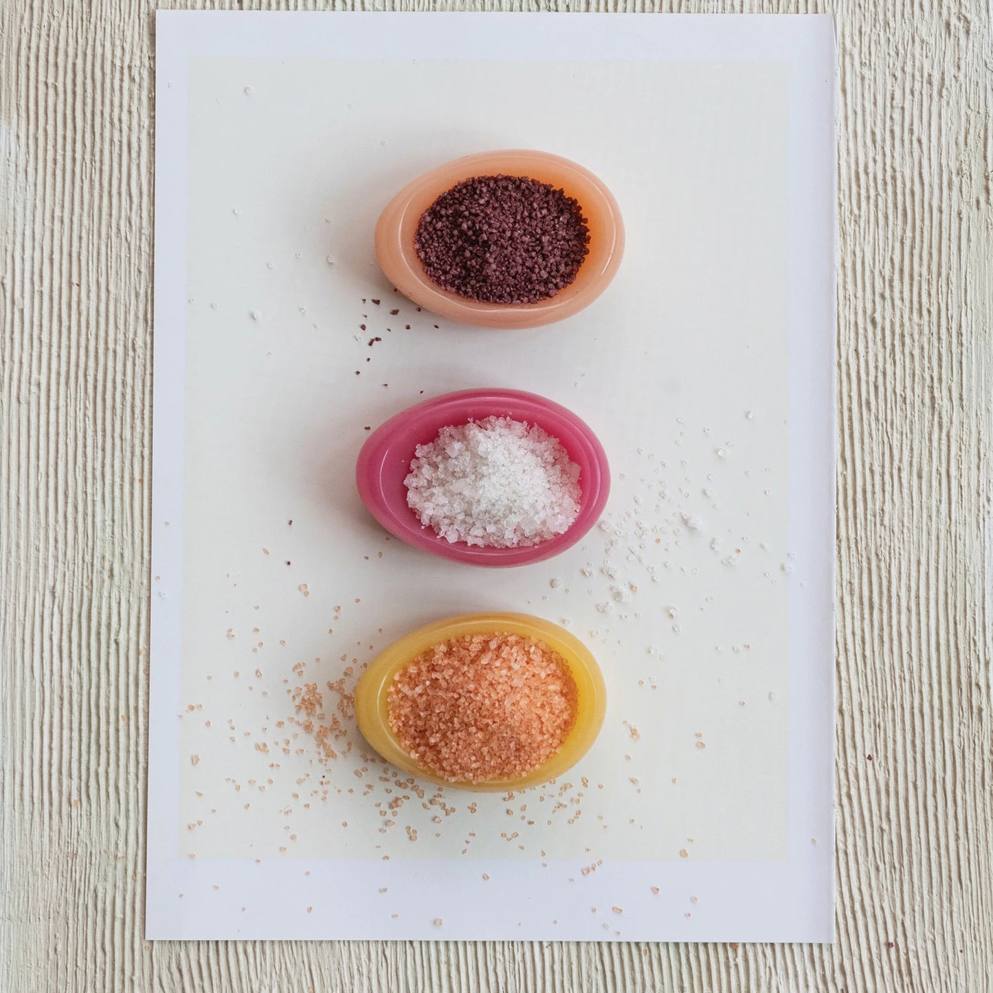 Marbled Resin Salt Cellar, 3 Colors