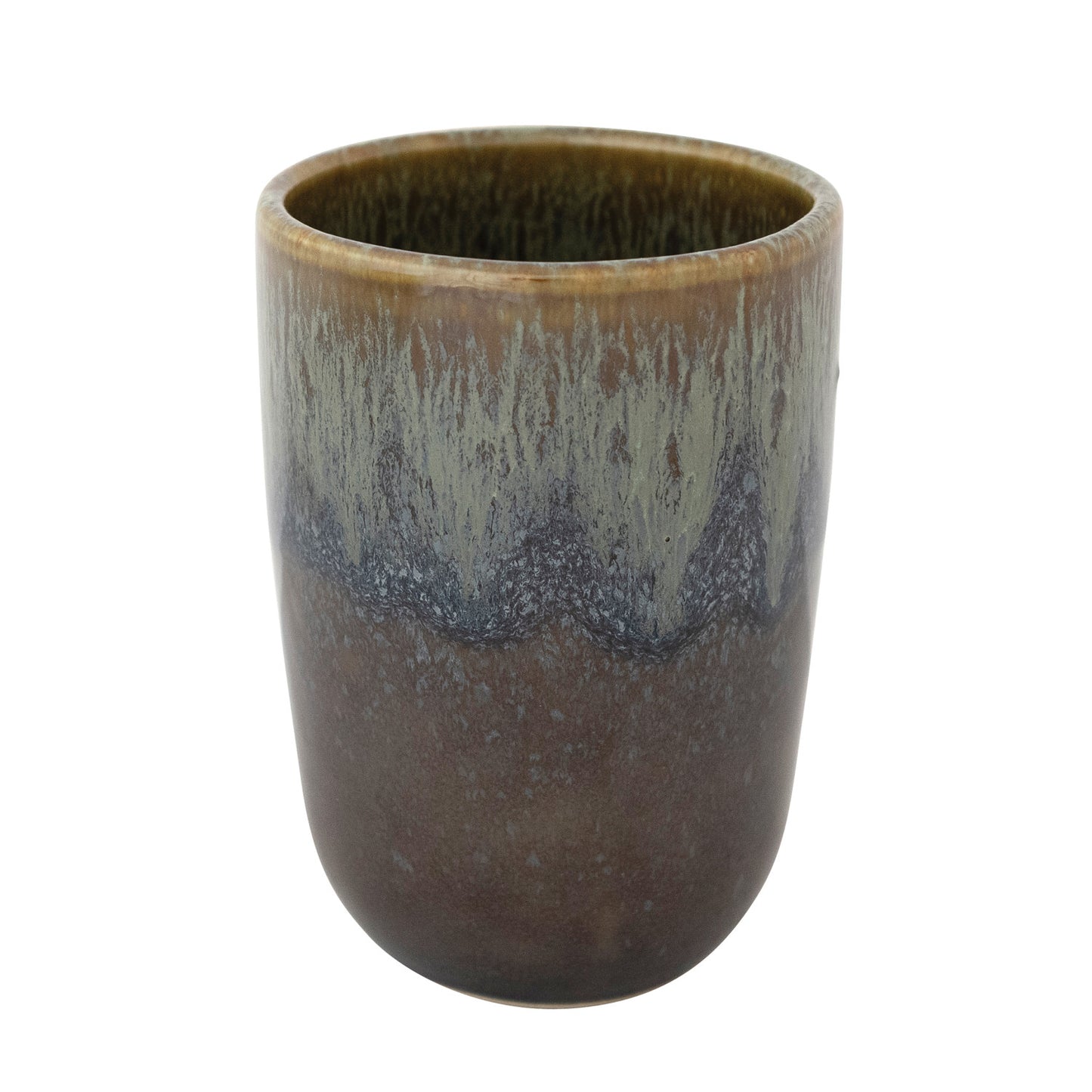 Green Stoneware Cup - 10 oz.