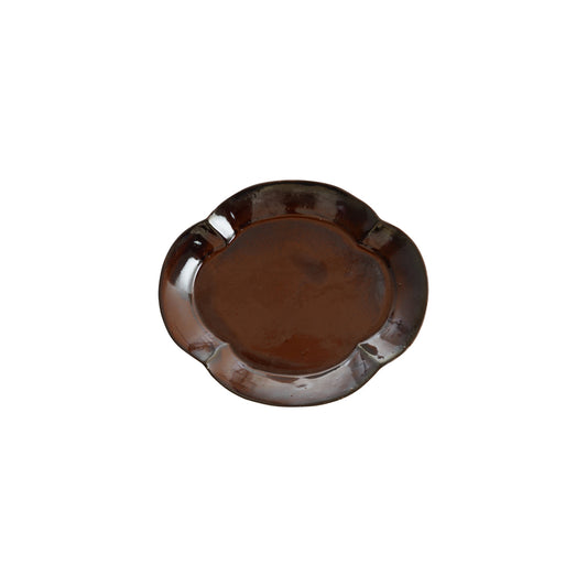 Stoneware Scalloped Plate