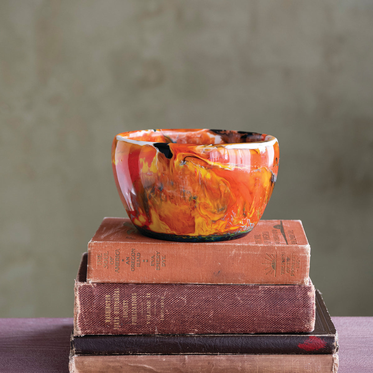 Marbled Resin Bowl