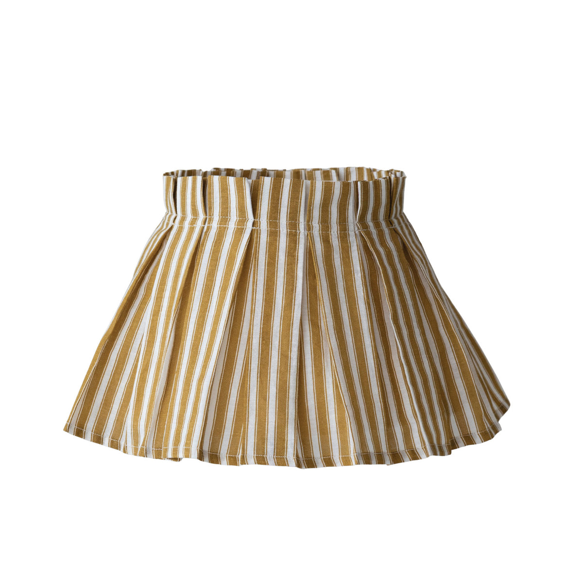 Cotton Blend Box Pleated Clip-on Lampshade with Removable Cover