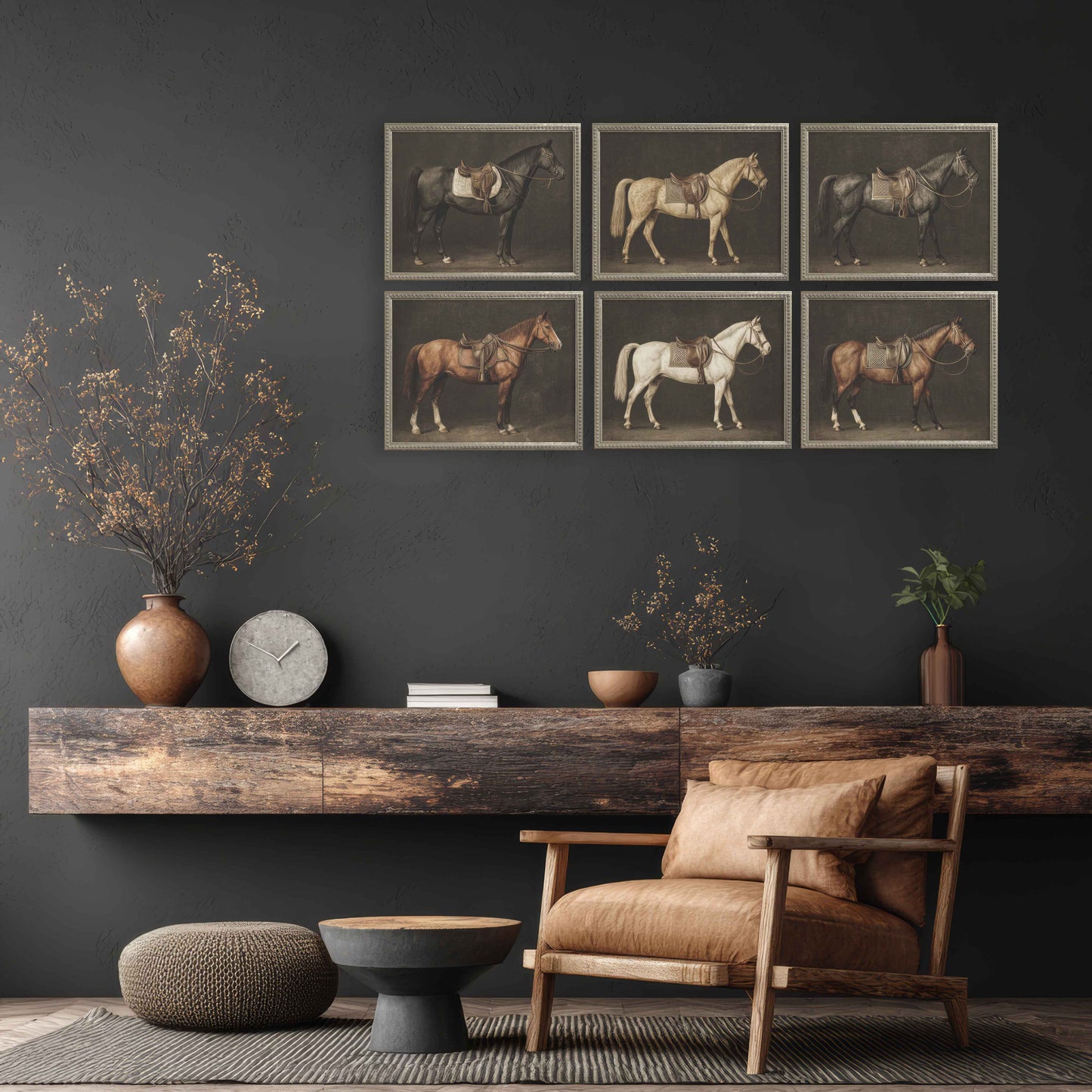 Horse Series Silver Bead Gallery Frame 16 x 20