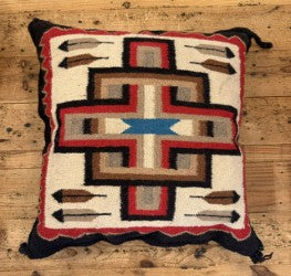 Vintage Native American Tapestry Pillow