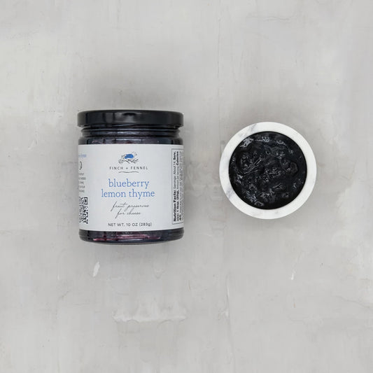 Blueberry Lemon Thyme Fruit Preserves for Cheese