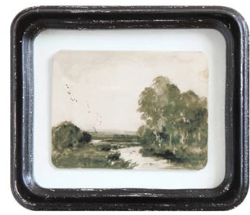 Distressed Wood Framed Wall Decor