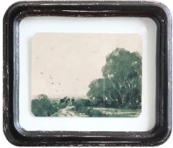 Distressed Wood Framed Wall Decor