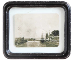 Distressed Wood Framed Wall Decor