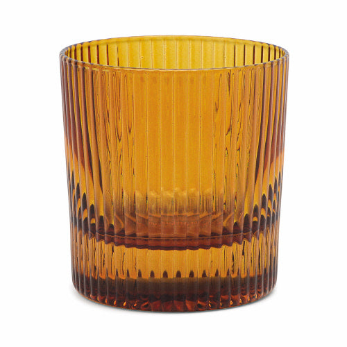 THE SCOUT-LOWBALL GLASSES-AMBER