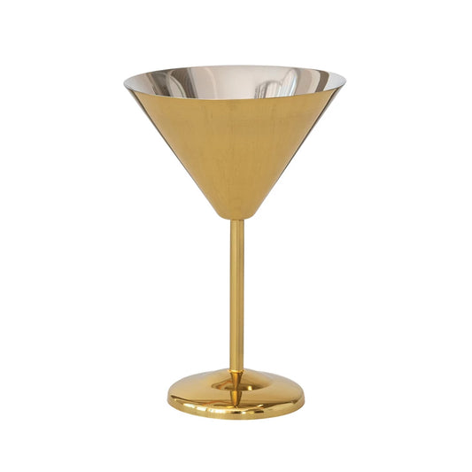 8 oz. Stainless Steel Martini Glass
