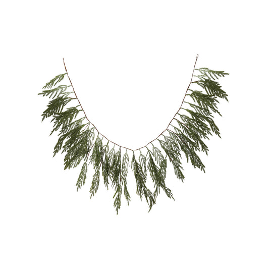 72"L x 20"H Faux Cypress Garland