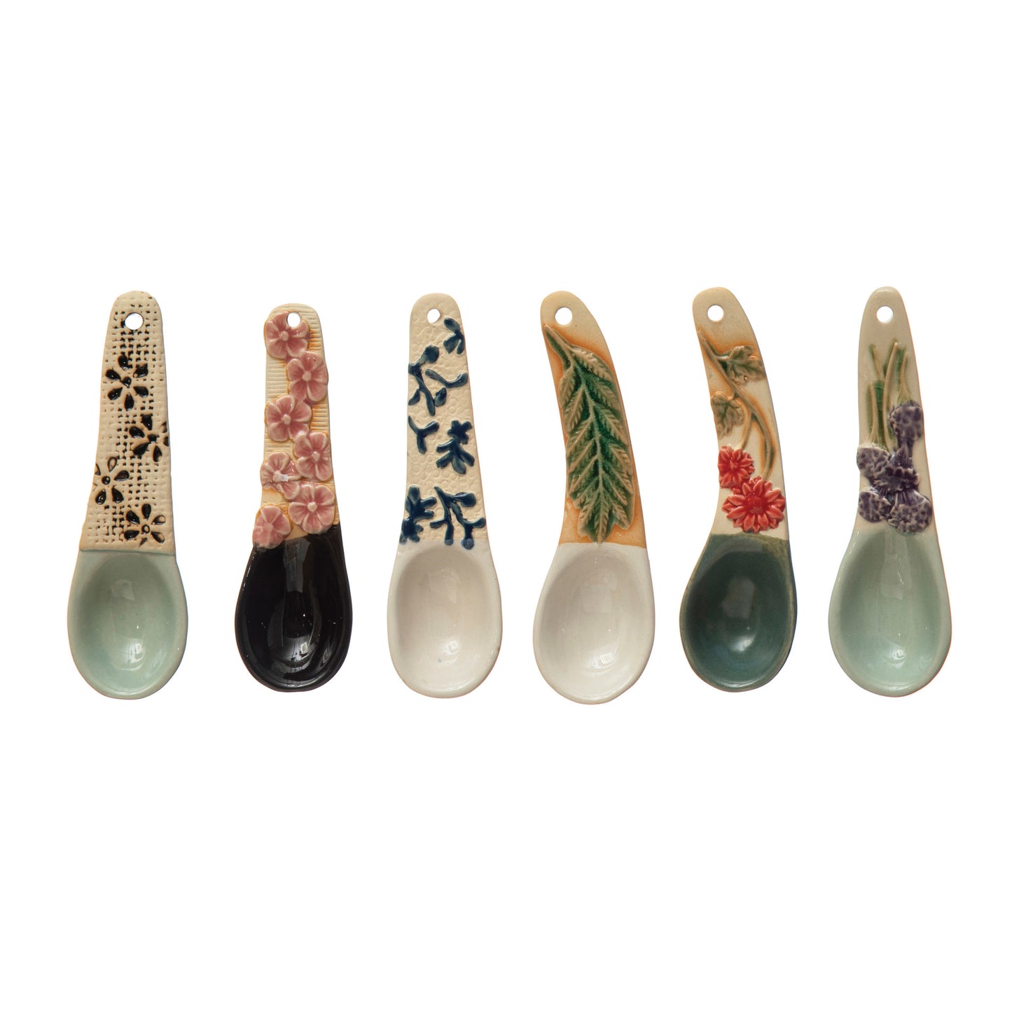 Hand-Painted Spoon with Handle