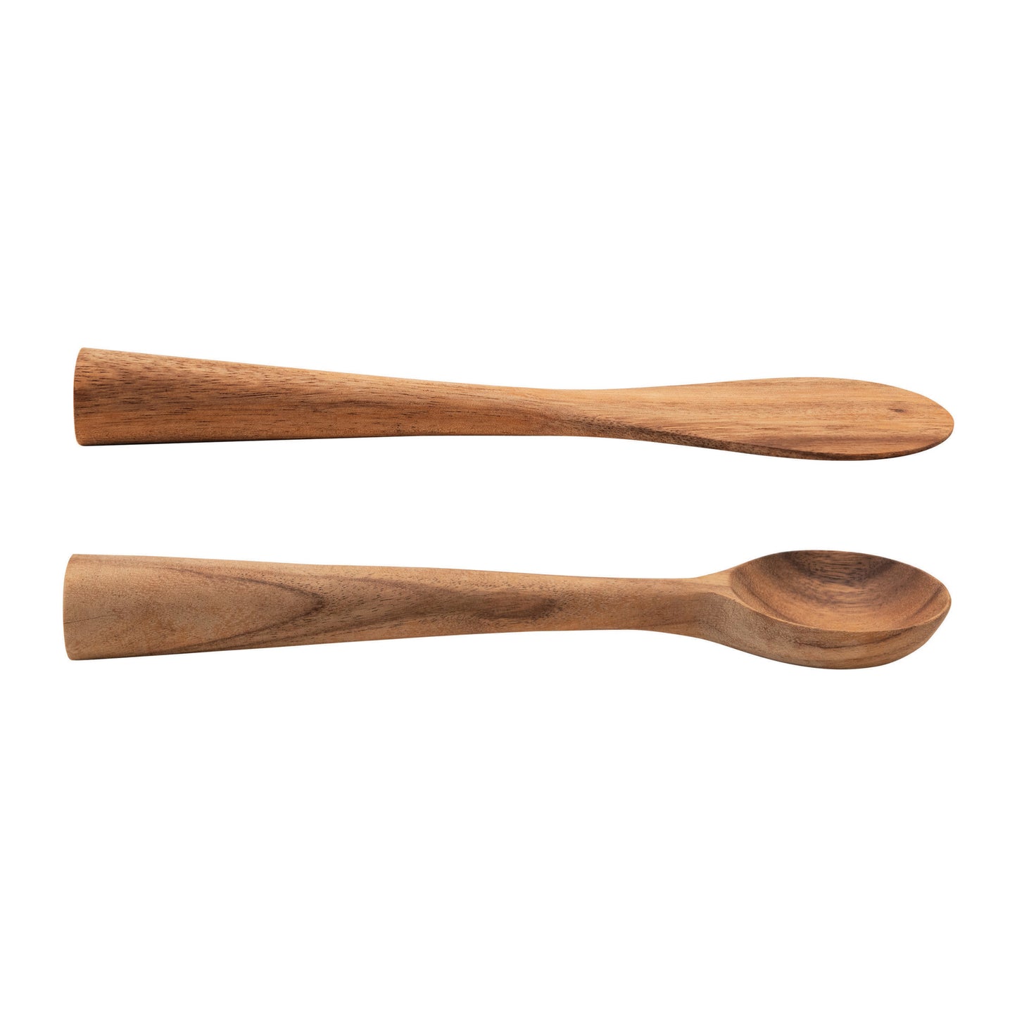 Hand-Carved Acacia Wood Standing Spoon, 2 Styles