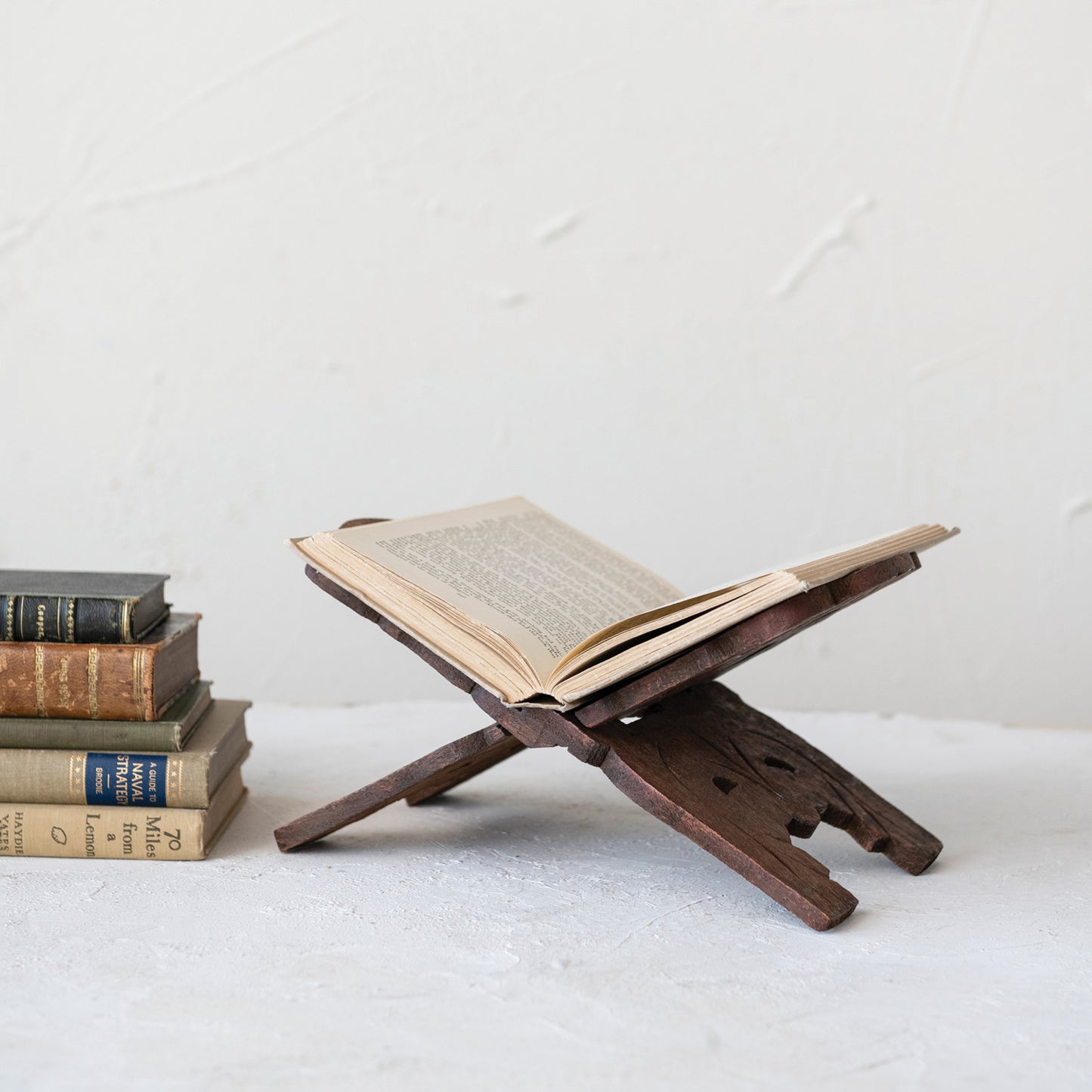 Reclaimed Wood Book Holder (Each One Will Vary)