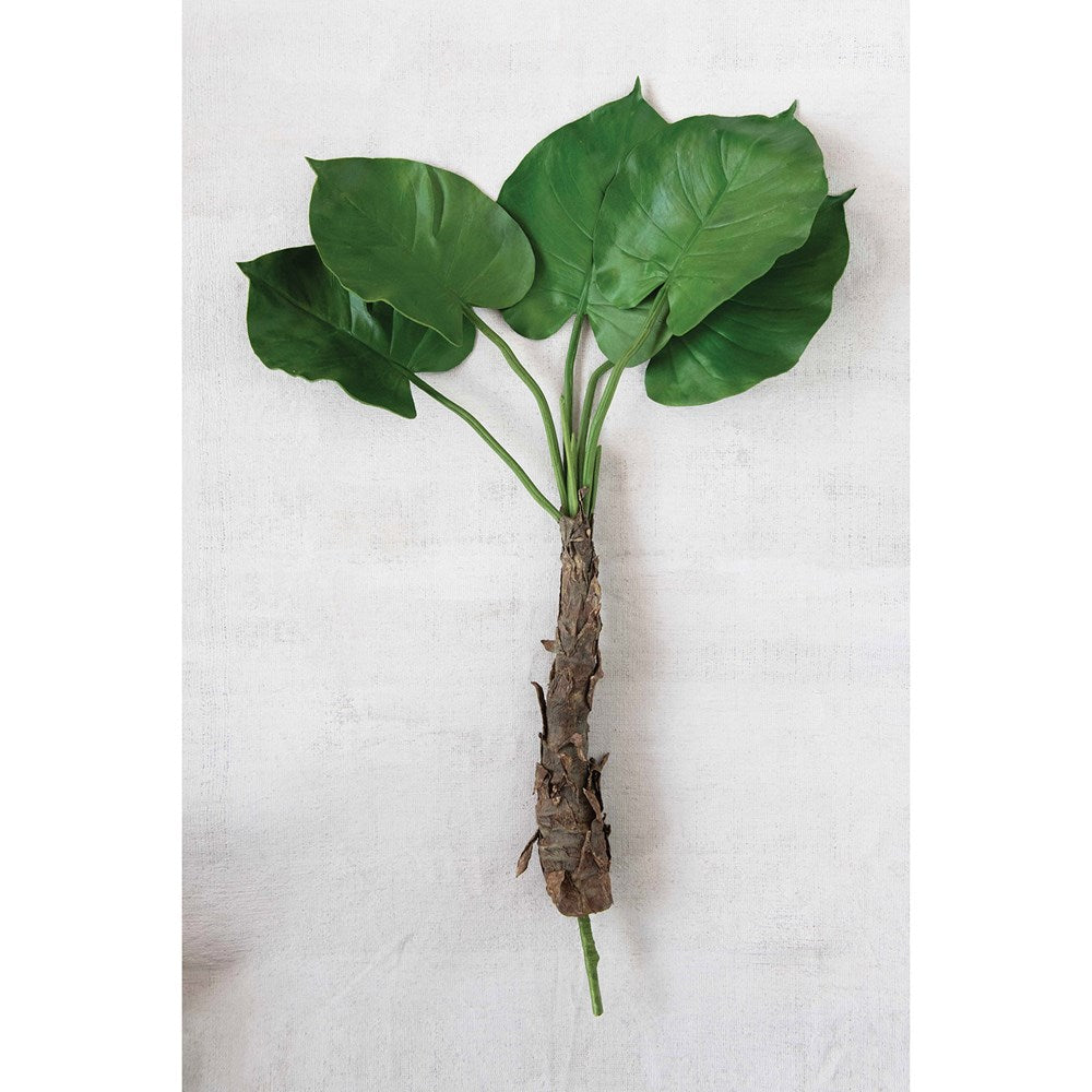 This 26-1/2"H Faux Philodendron Leaf Plant w/ Roots Botanical is the perfect add to vase. Makes the perfect faux planting you never have to water.